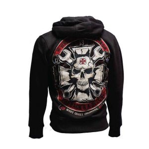 Felpa Uomo WCC Mechanic Zip Hoodie Black