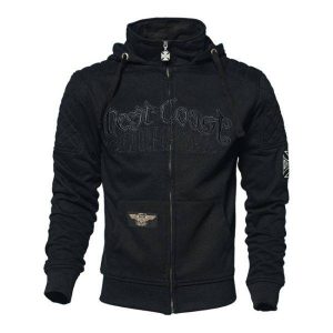 Felpa Uomo WCC Choppers Por Vida Hoodie Black