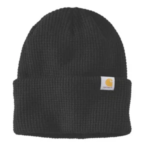 Berretto Carhartt Waffle Cuffed Nero